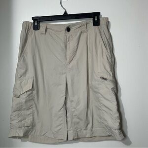 Columbia Tan Cargo Shorts Lightweight Outdoor Wear